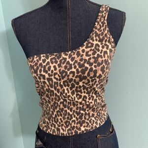 American Eagle leopard top